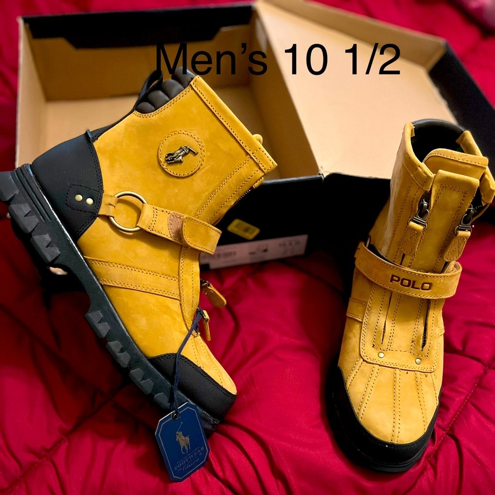 Ralph Lauren Polo boots. Men's size 10.5.